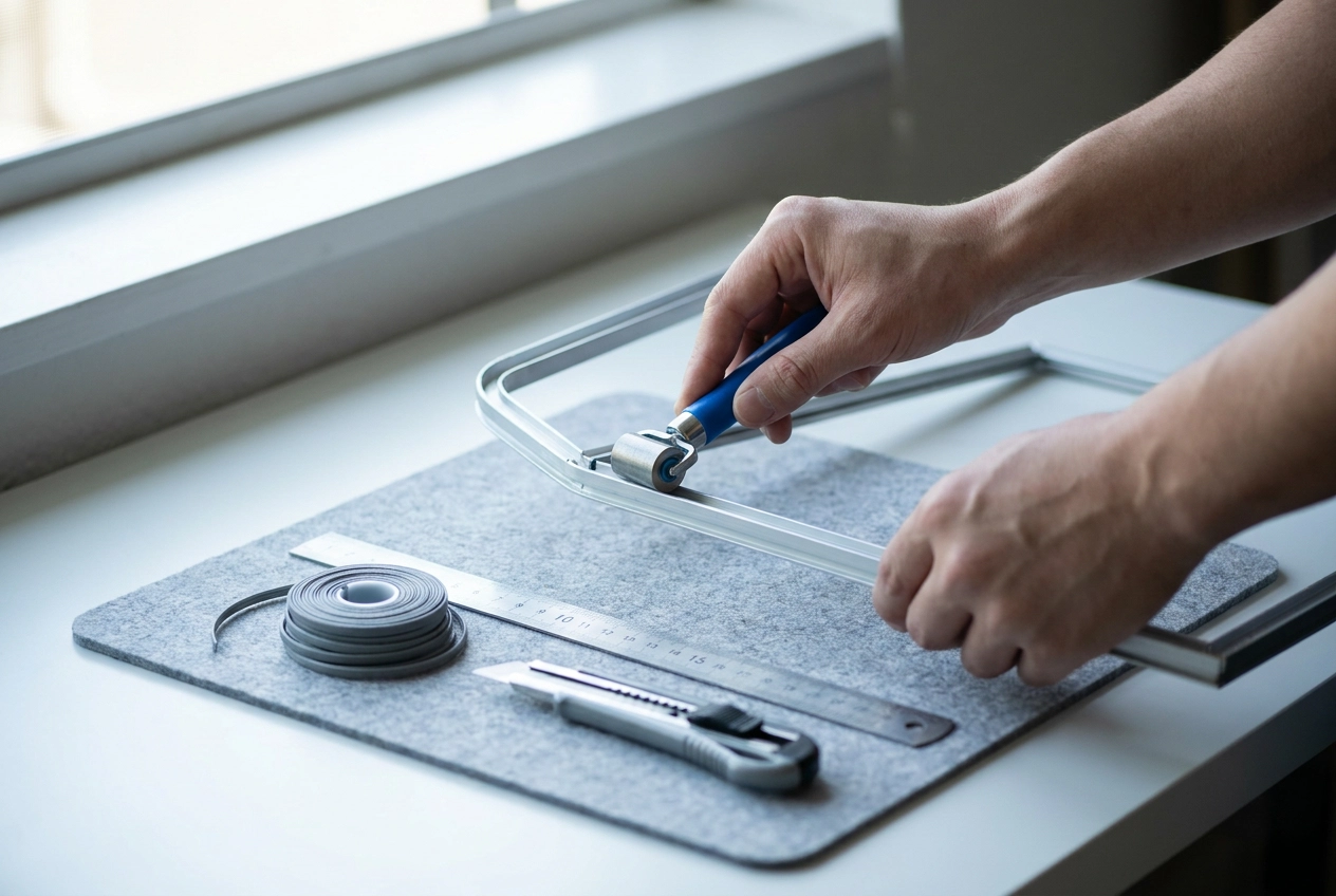 Professional header image for step-by-step guide: How to Repair a Bent Screen Frame (And When to Call a Pro)